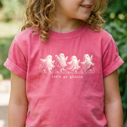 Let's Go Ghouls Kids Cotton T-Shirt