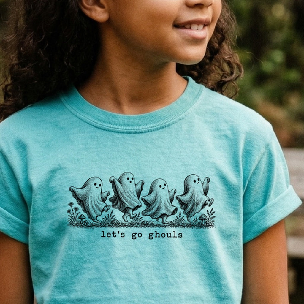 Let's Go Ghouls Kids Cotton T-Shirt