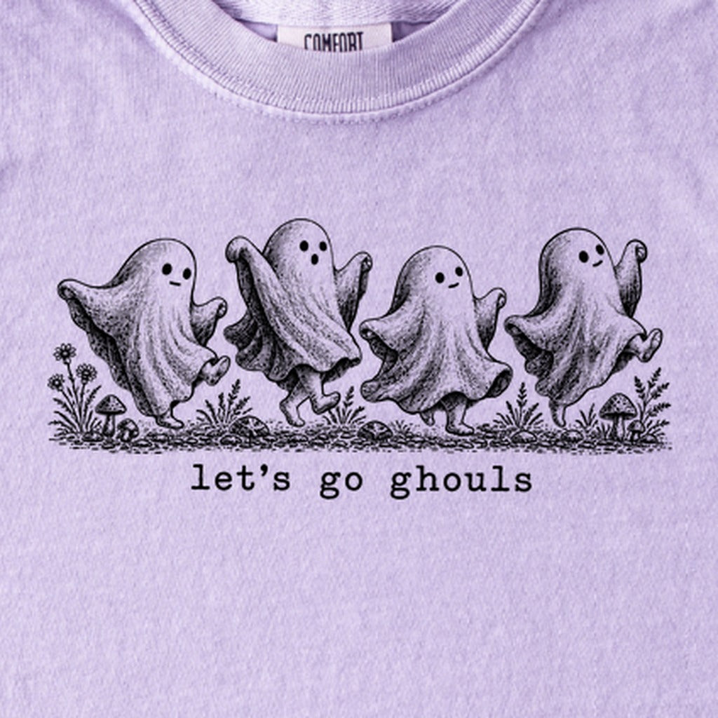Let's Go Ghouls Kids Cotton T-Shirt