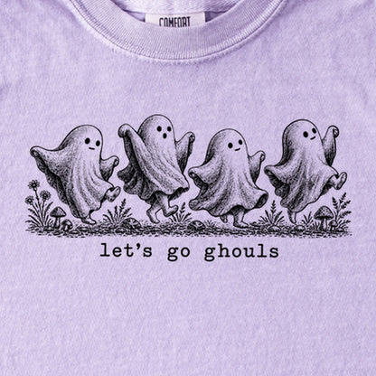 Let's Go Ghouls Kids Cotton T-Shirt