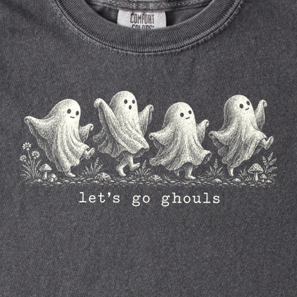 Let's Go Ghouls Kids Cotton T-Shirt
