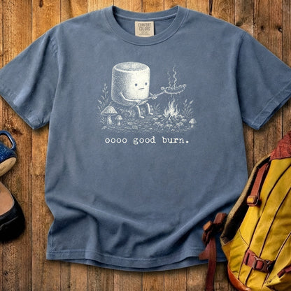 Marshmallow Roasting a Hot Dog Cotton T-Shirt