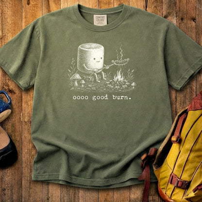 Marshmallow Roasting a Hot Dog Cotton T-Shirt