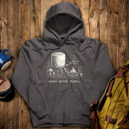 Marshmallow Roasting a Hot Dog Hoodie