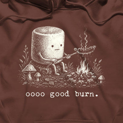 Marshmallow Roasting a Hot Dog Hoodie