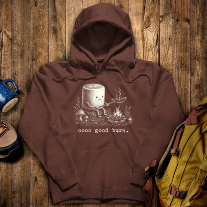 Marshmallow Roasting a Hot Dog Hoodie