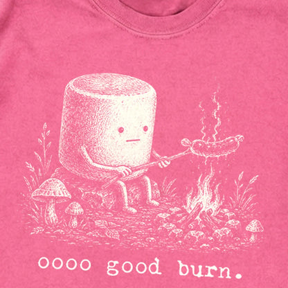 Marshmallow Roasting a Hot Dog Premium Long Sleeve