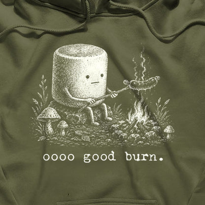 Marshmallow Roasting a Hot Dog Hoodie