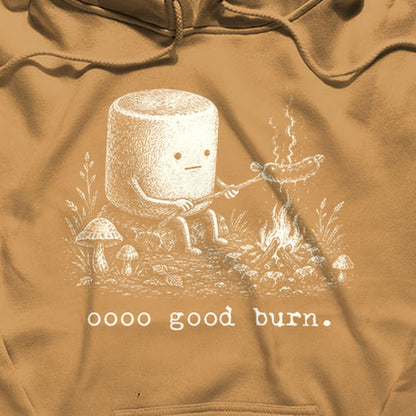 Marshmallow Roasting a Hot Dog Hoodie