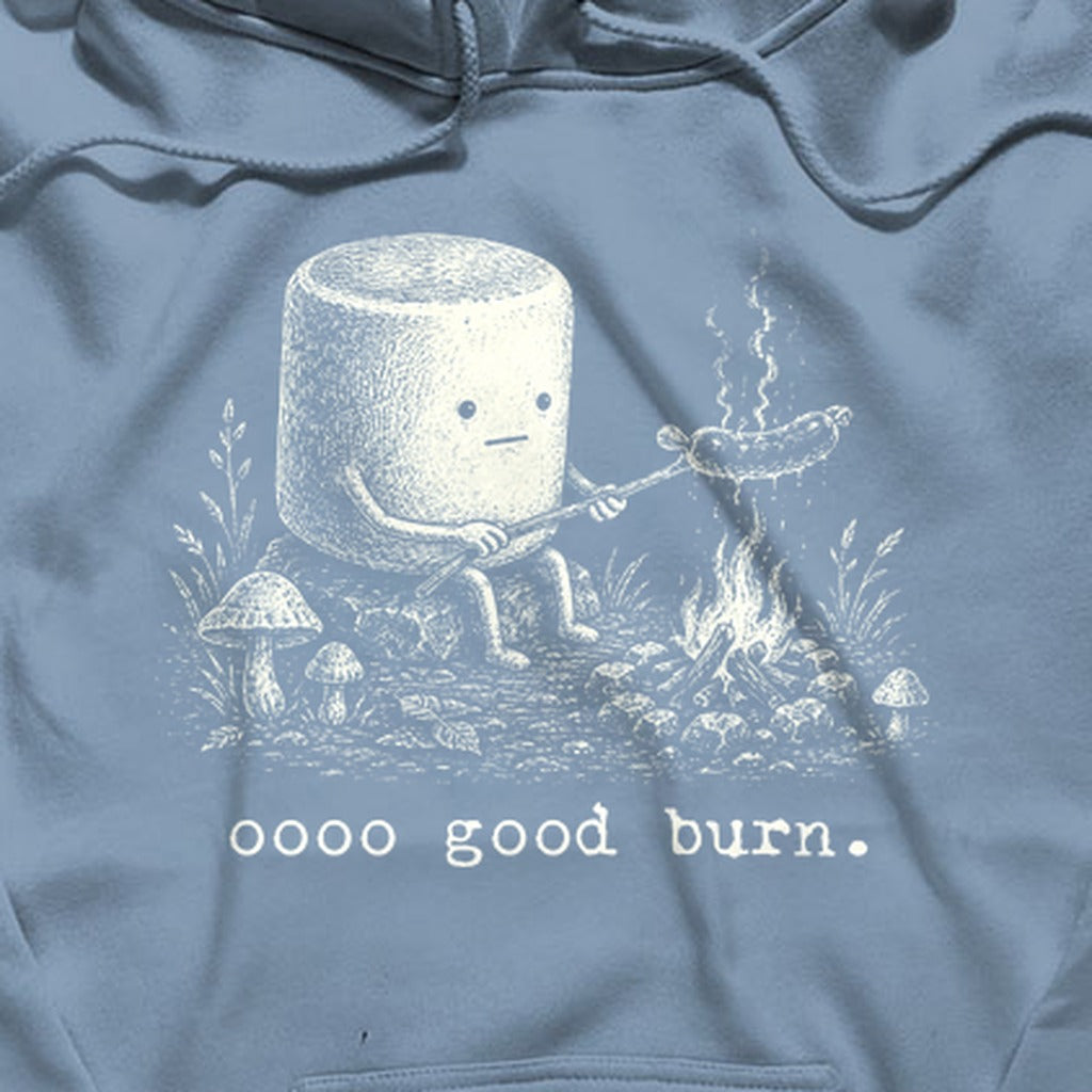 Marshmallow Roasting a Hot Dog Hoodie