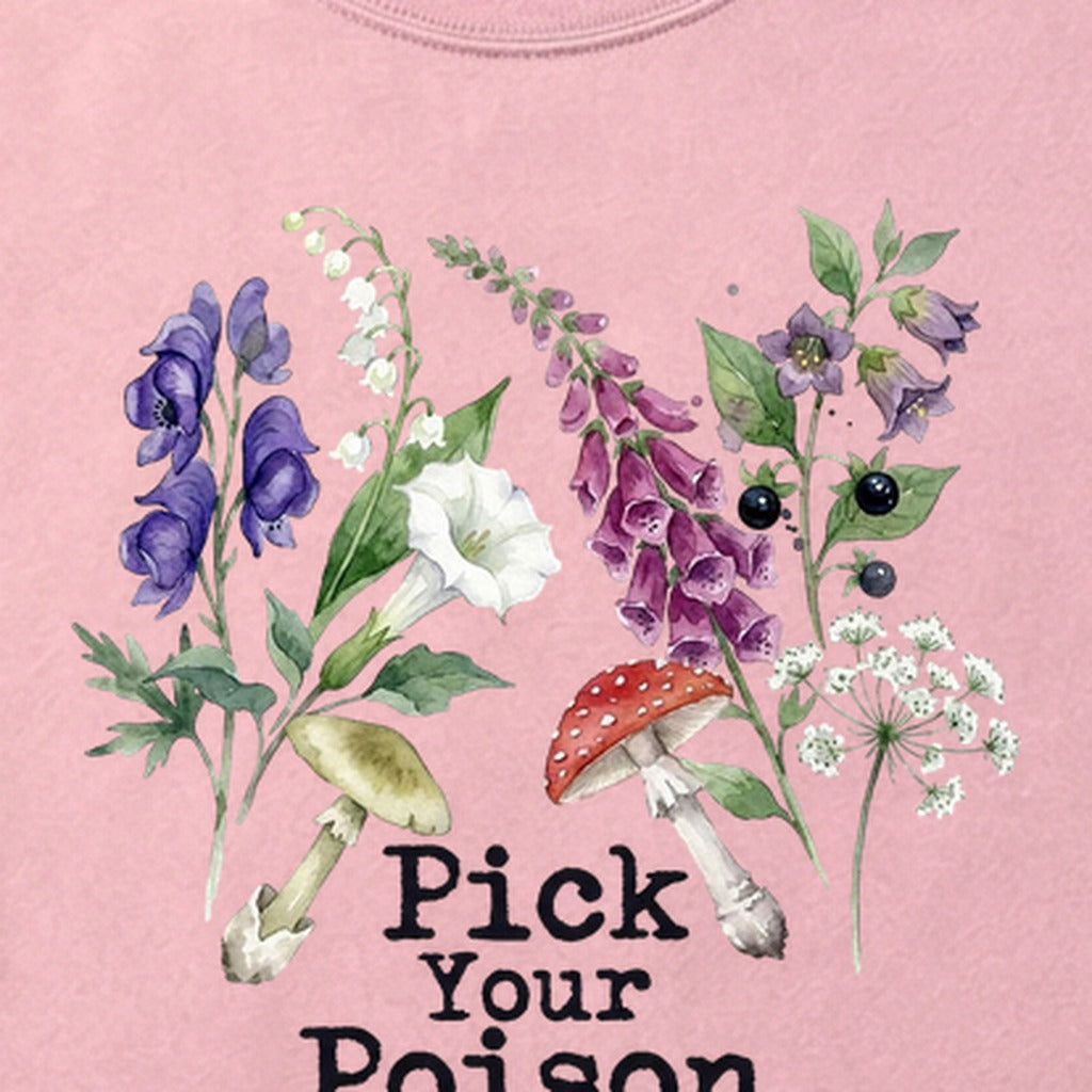 Pick Your Poison Wildflowers Cotton T-Shirt
