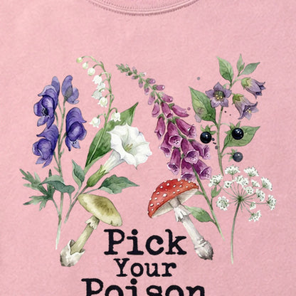 Pick Your Poison Wildflowers Cotton T-Shirt