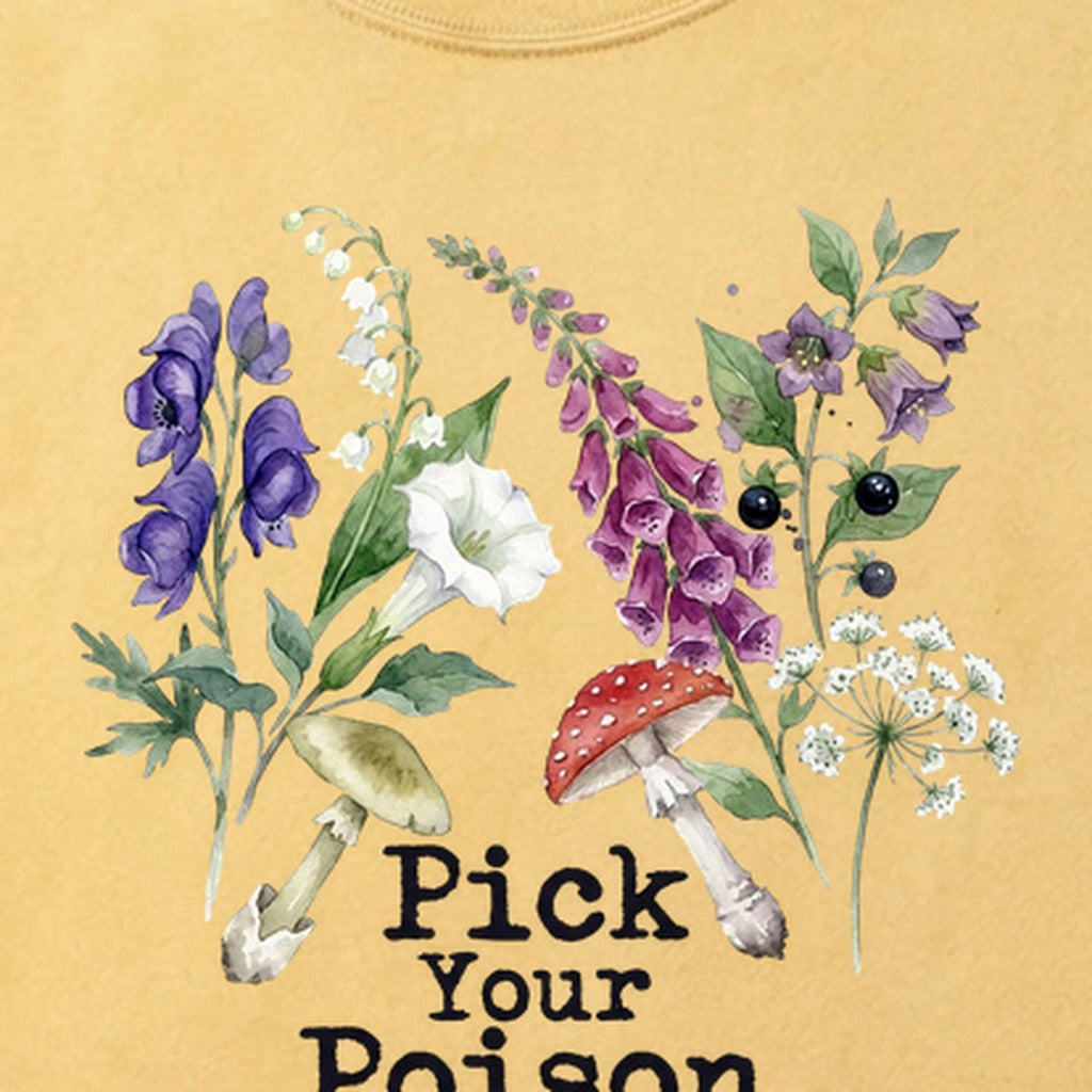 Pick Your Poison Wildflowers Cotton T-Shirt