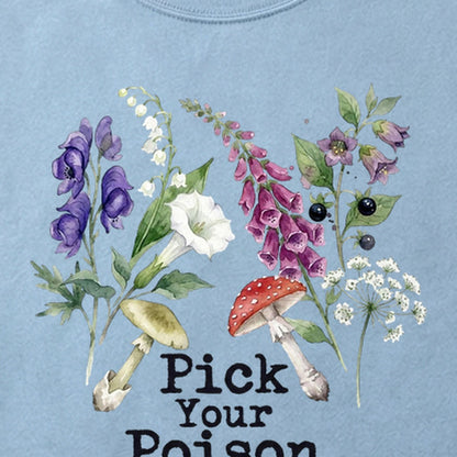 Pick Your Poison Wildflowers Cotton T-Shirt
