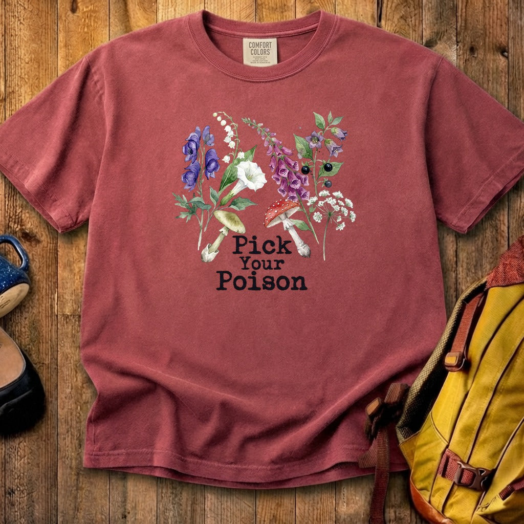Pick Your Poison Wildflowers Cotton T-Shirt