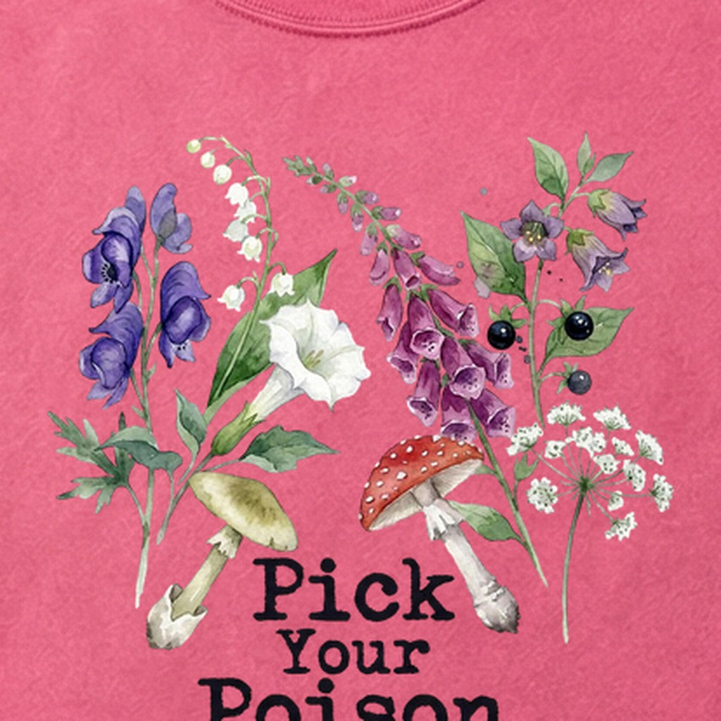 Pick Your Poison Wildflowers Cotton T-Shirt