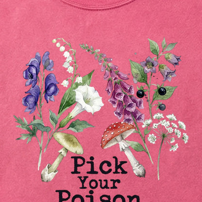 Pick Your Poison Wildflowers Cotton T-Shirt