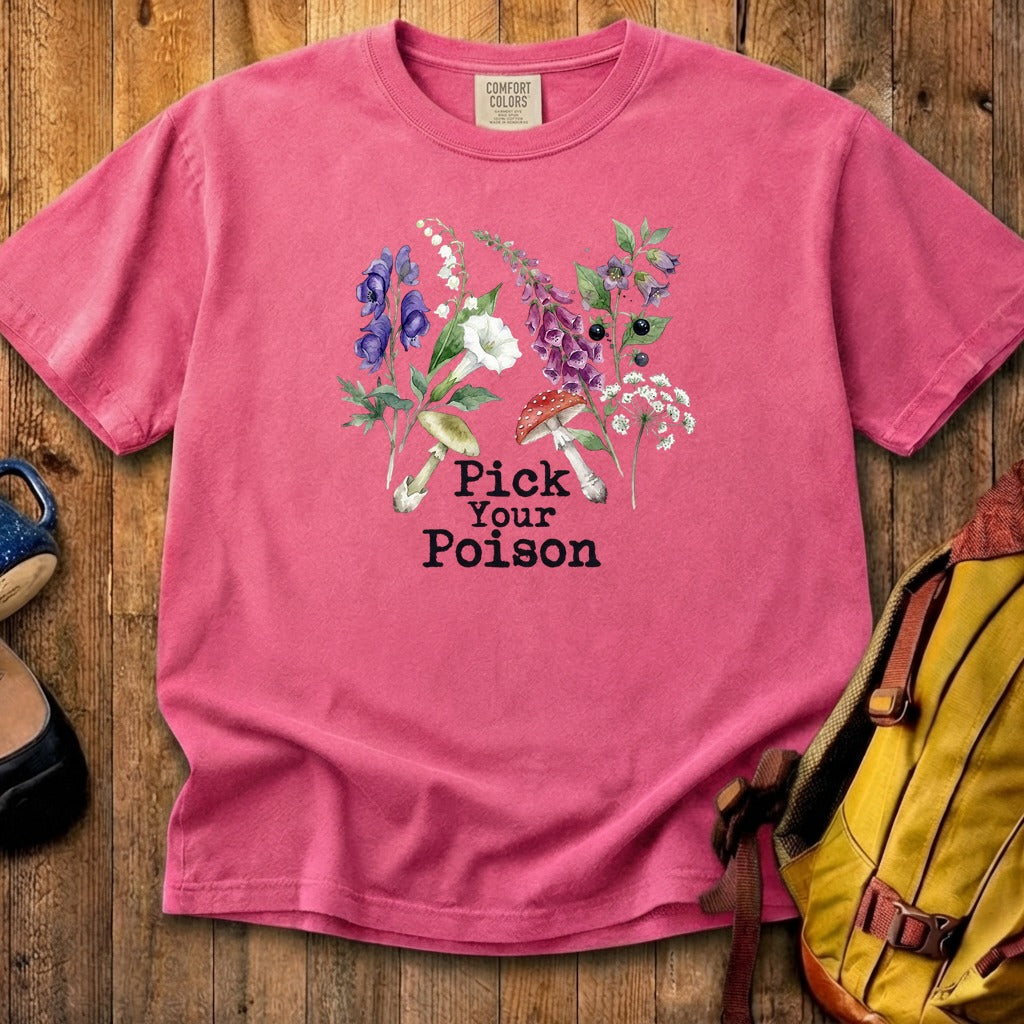 Pick Your Poison Wildflowers Cotton T-Shirt