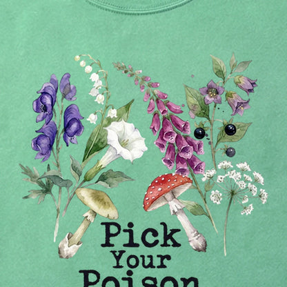 Pick Your Poison Wildflowers Cotton T-Shirt