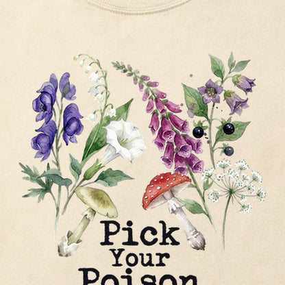 Pick Your Poison Wildflowers Cotton T-Shirt
