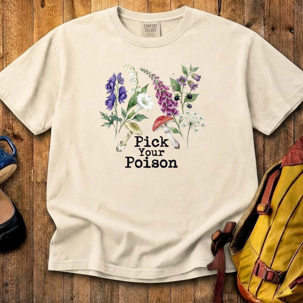 Pick Your Poison Wildflowers Cotton T-Shirt