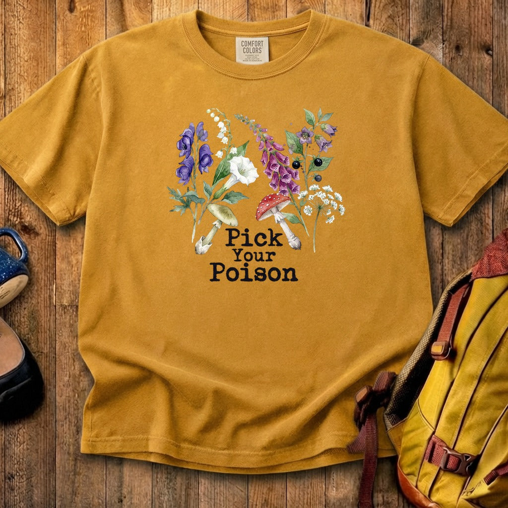 Pick Your Poison Wildflowers Cotton T-Shirt