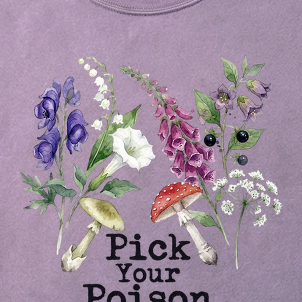 Pick Your Poison Wildflowers Cotton T-Shirt