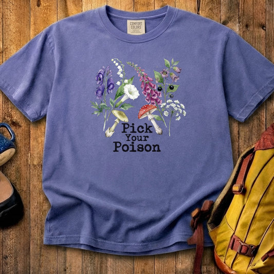 Pick Your Poison Wildflowers Cotton T-Shirt
