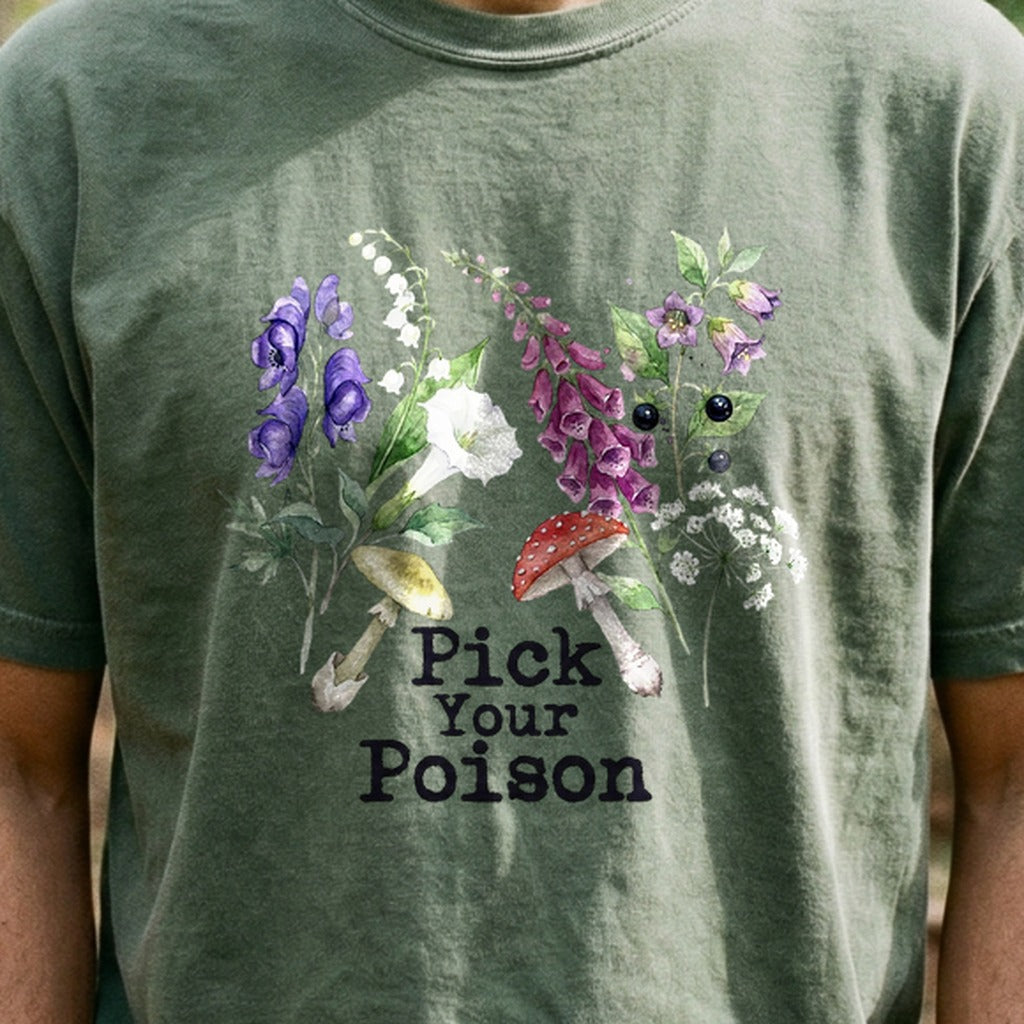Pick Your Poison Wildflowers Cotton T-Shirt
