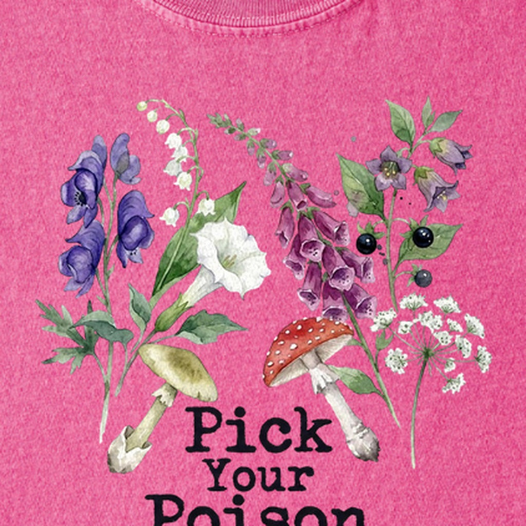 Pick Your Poison Wildflowers Kids Cotton T-Shirt