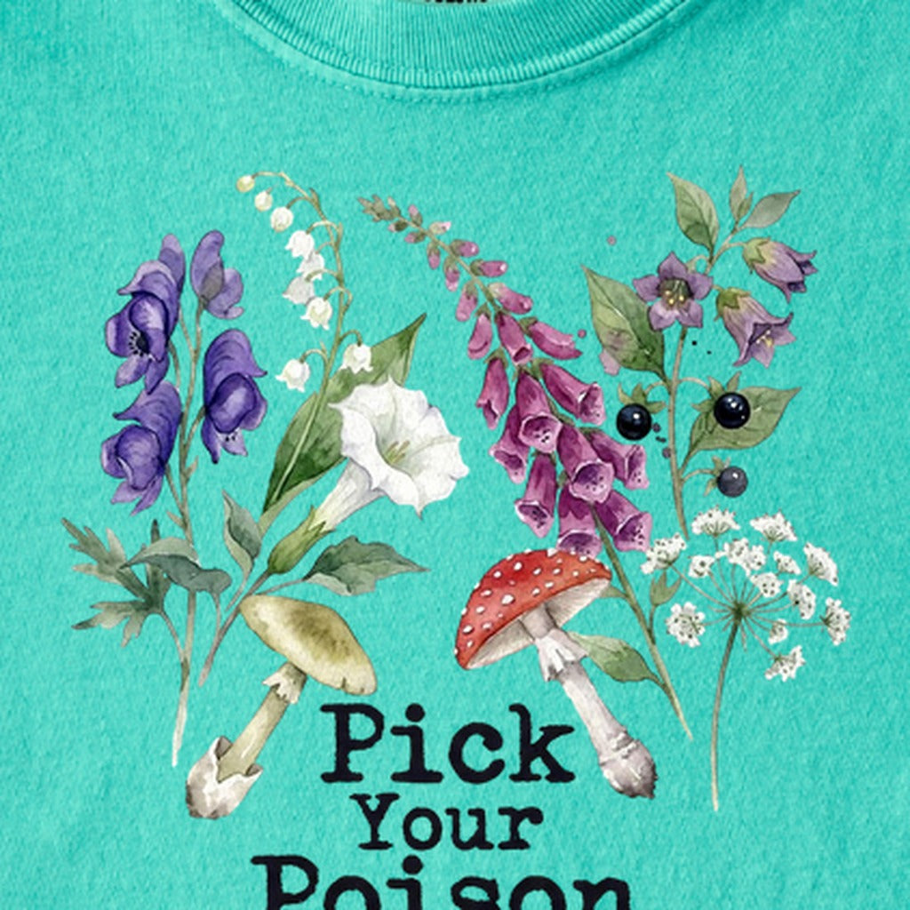 Pick Your Poison Wildflowers Kids Cotton T-Shirt