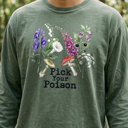 Pick Your Poison Wildflowers Premium Long Sleeve