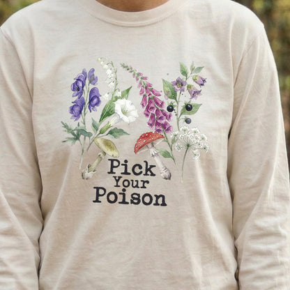 Pick Your Poison Wildflowers Premium Long Sleeve