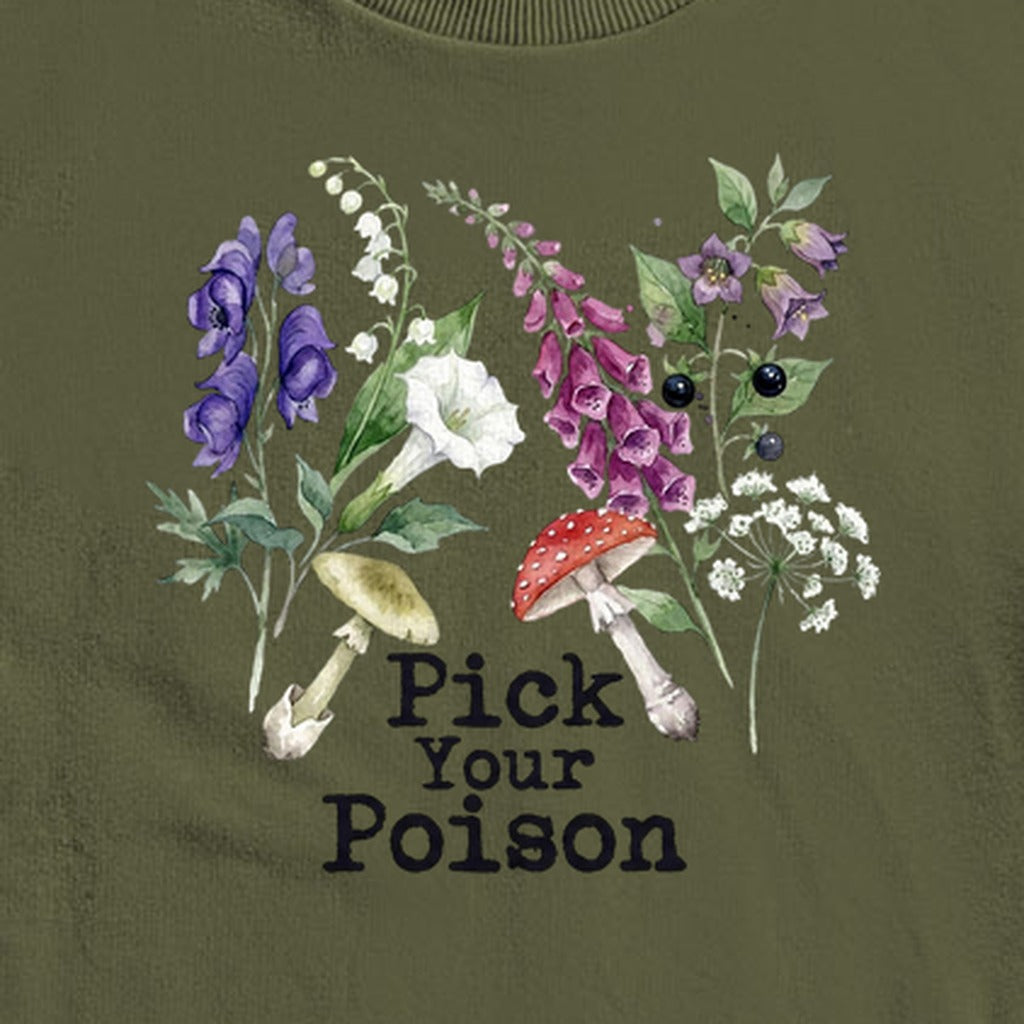 Pick Your Poison Wildflowers Crewneck Sweatshirt