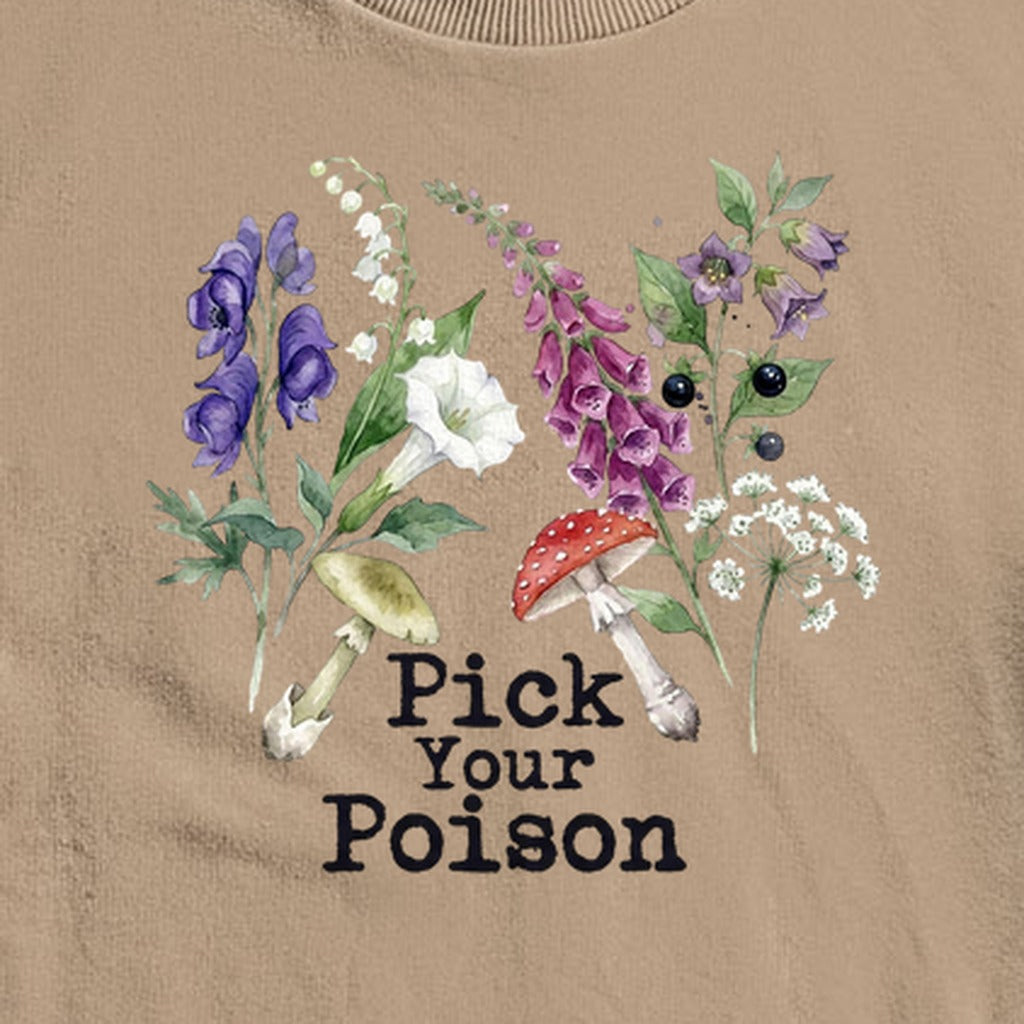Pick Your Poison Wildflowers Crewneck Sweatshirt