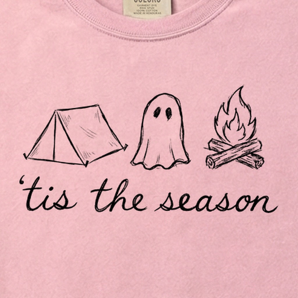 Tis the Season for Camping Cotton T-Shirt