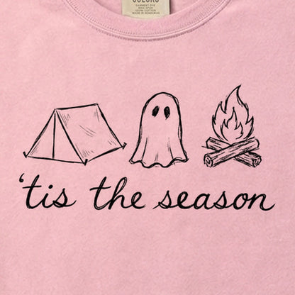Tis the Season for Camping Cotton T-Shirt