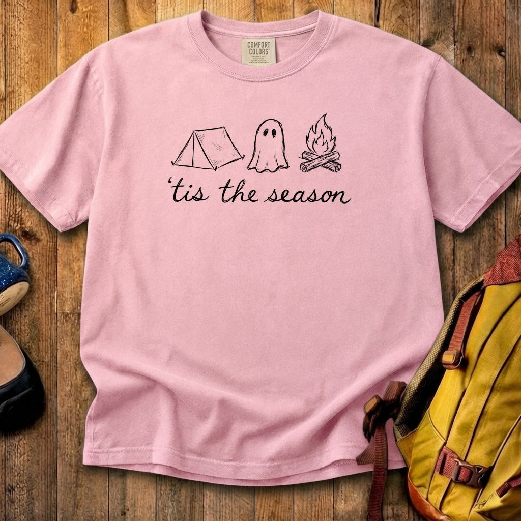 Tis the Season for Camping Cotton T-Shirt