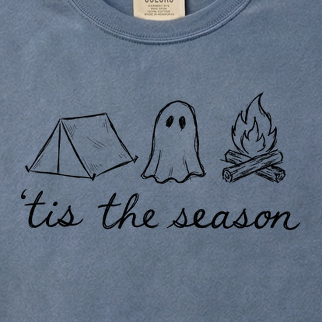 Tis the Season for Camping Cotton T-Shirt