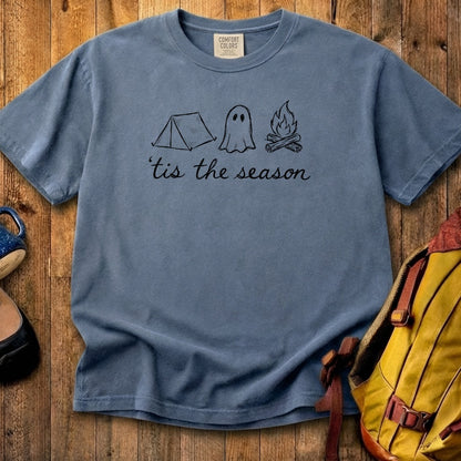 Tis the Season for Camping Cotton T-Shirt