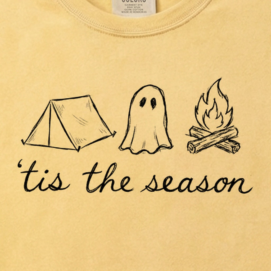 Tis the Season for Camping Cotton T-Shirt