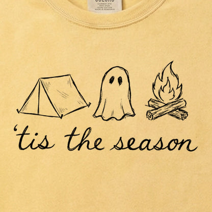 Tis the Season for Camping Cotton T-Shirt