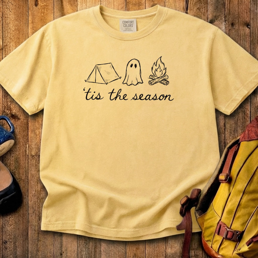 Tis the Season for Camping Cotton T-Shirt