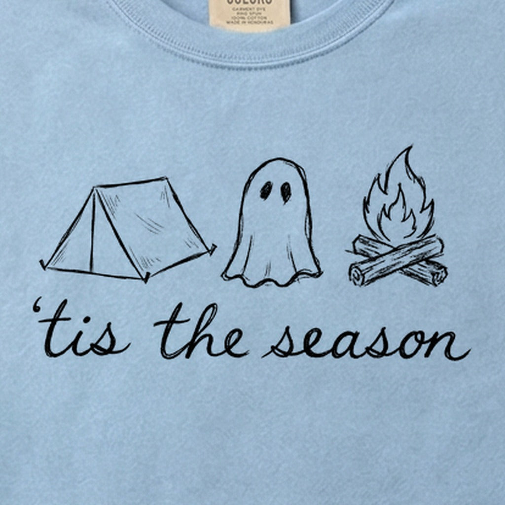 Tis the Season for Camping Cotton T-Shirt