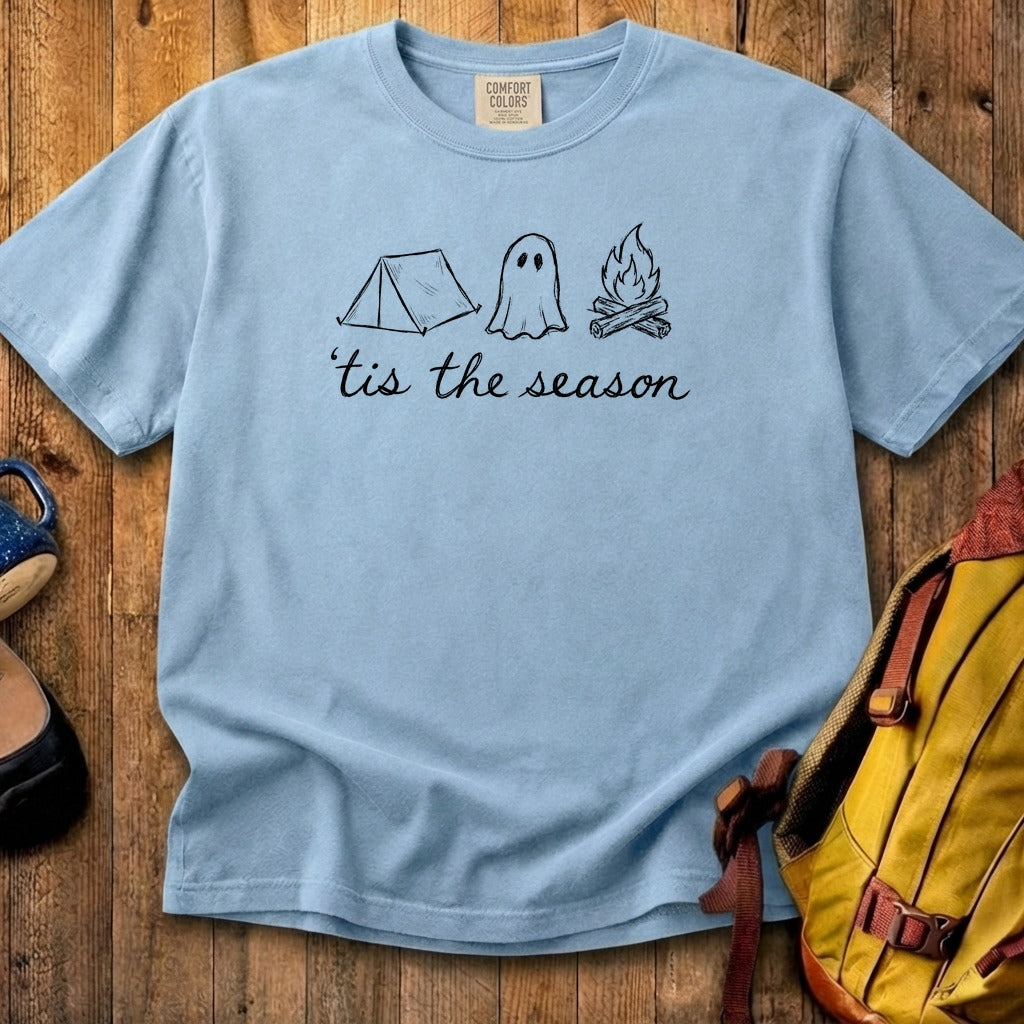 Tis the Season for Camping Cotton T-Shirt