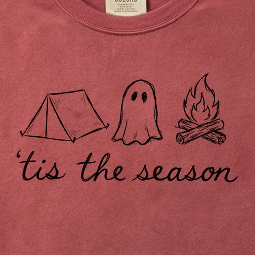 Tis the Season for Camping Cotton T-Shirt