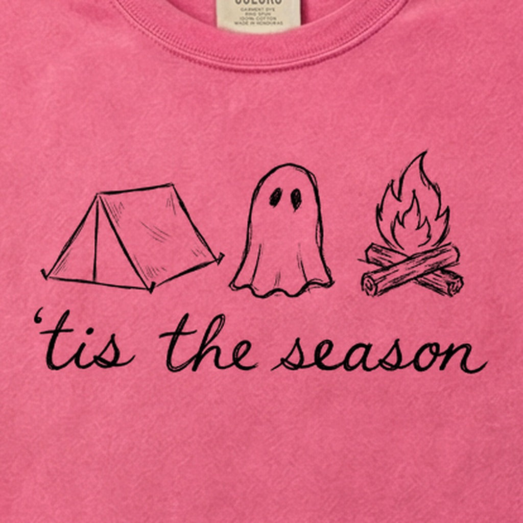 Tis the Season for Camping Cotton T-Shirt