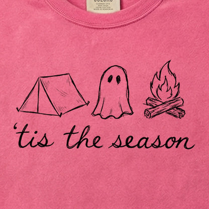 Tis the Season for Camping Cotton T-Shirt