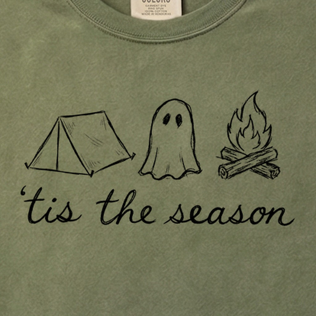 Tis the Season for Camping Cotton T-Shirt