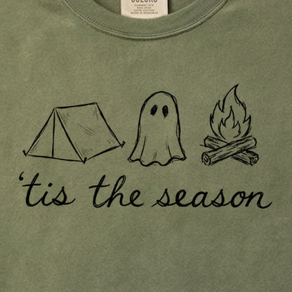 Tis the Season for Camping Cotton T-Shirt